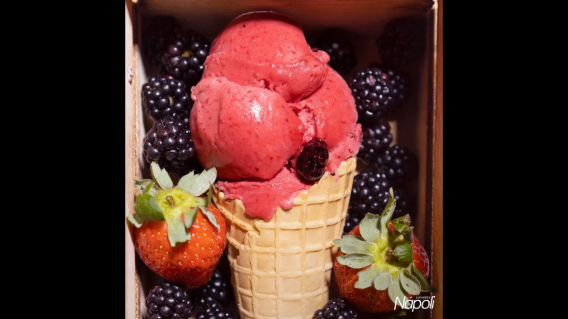 Sorvete Frutas Vermelhas